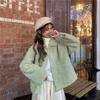 Sherpa Hoodie Women Fleece Lined Thick Autumn Winter Korean Loose Soft Japanese Style Plush Coat
