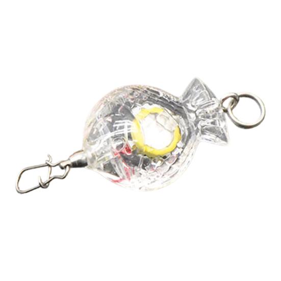 LED Light-up Fishing Attractor Light Electronic Bait Lure Waterproof Fish Submersible Luminous прозрачный