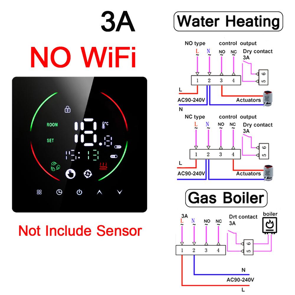 Tuya WiFi Smart Thermostat Electric Floor Heating TRV Water Gas Boiler Temperature Voice Remote Controller for Google Home Alexa EAST2-3A