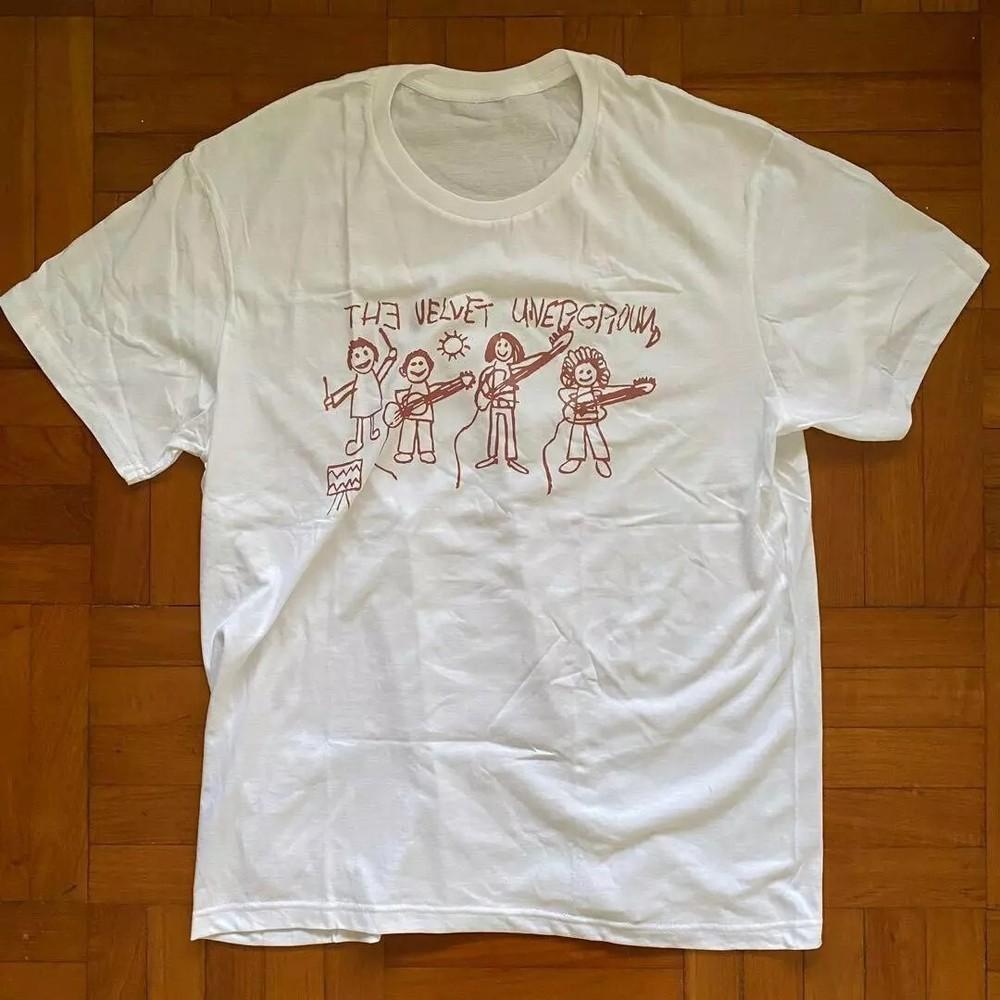 The Velvet Underground Cotton White Unisex T-shirt Men Women S-5XL Unisex T-Shirt S