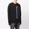 Emporio Armani FW21 Front Small Pocket Round Neck Pullover Sweatshirt Men Sweatshirt Black 6K1M87-1JHSZ-0999