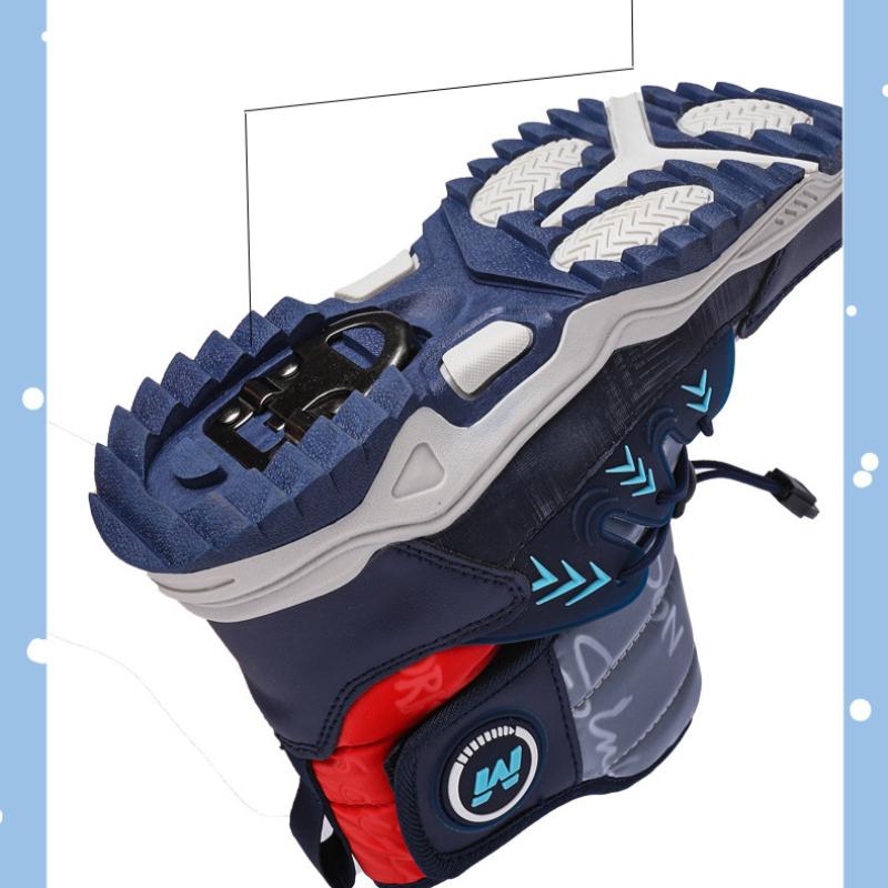 Winter Children's Warm Snow Boots Boys' Winter Thick Cotton Shoes Girls' Waterproof Non-Slip Children's Boots