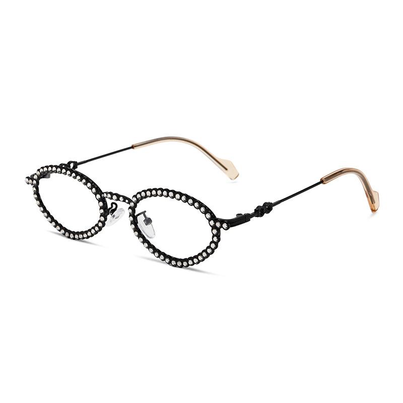 

Солнцезащитные очки Spice Girl Premium Sunshade с полной бриллиантовой овальной оправой Sweet Xiaoqing