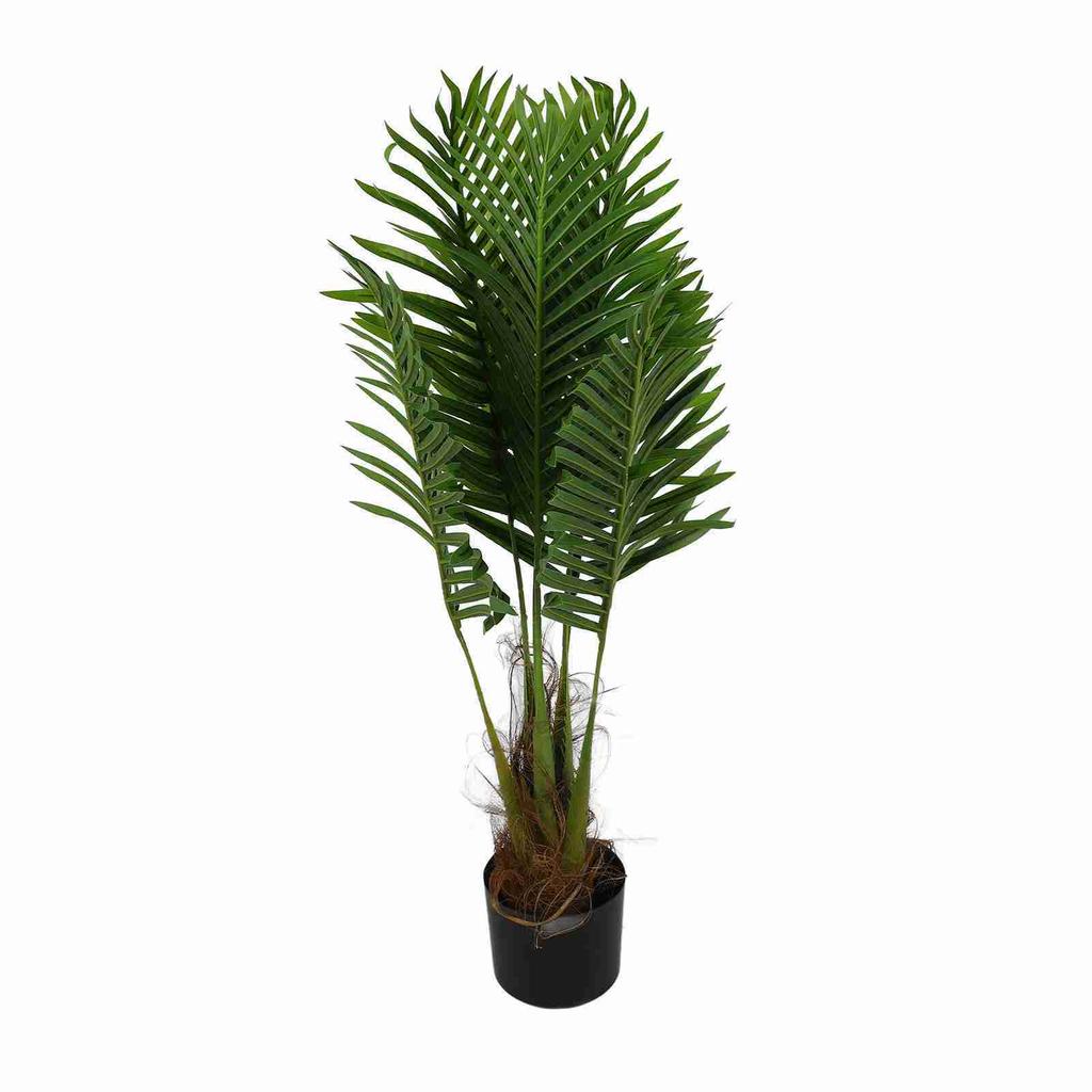 90cm 3FT LED Lighted Palm Tree Solar Powered Artificial Lighted Palm Tree for Terrace Swimming Pool