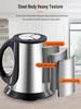 Stainless Steel Electric Meat Grinder - Large Capacity Multifunctional Food Processor for Home & Commercial Use