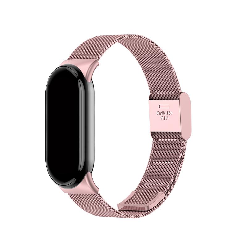 Stainless Steel Strap for Xiaomi Mi 9 8 Band Metal Milanese Bracelet on Mi Band 8 Wristband for Mi Band 9 8 Strap Accessories