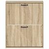 Wall Mounted Shoe Cabinet HAARLEM 71 x 17 x 86 cm