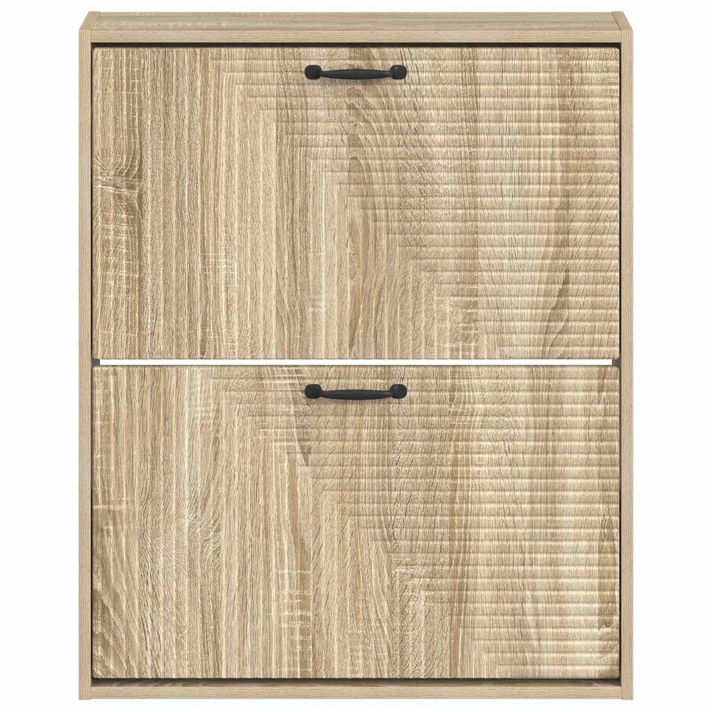 Wall Mounted Shoe Cabinet HAARLEM 71 x 17 x 86 cm