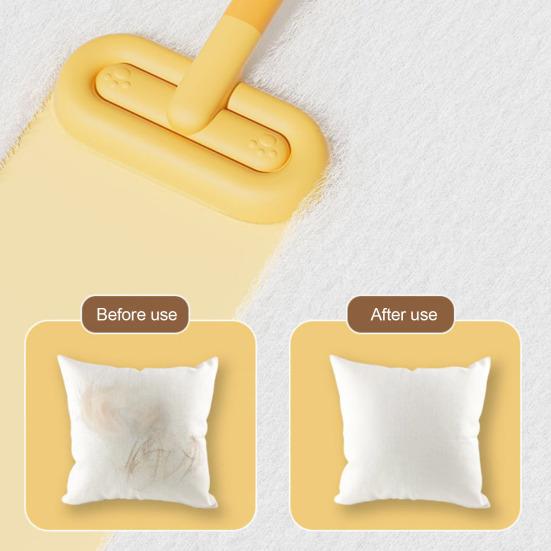 Pet Hair Remover Brush Reusable Lint Remover Long Handle Cat Hair Remover Tool for Furniture Fabric Sofas Carpets Car Seats