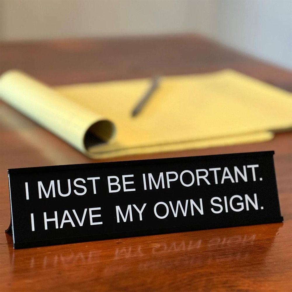 

New Black Office Decor Sign Aluminium Alloy Lightweight Seating Sign Table Decoration Seat Cards Coworker Gift
