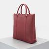 Konsfero Spencer Genuine Leather Tote Bag (Burgundy)