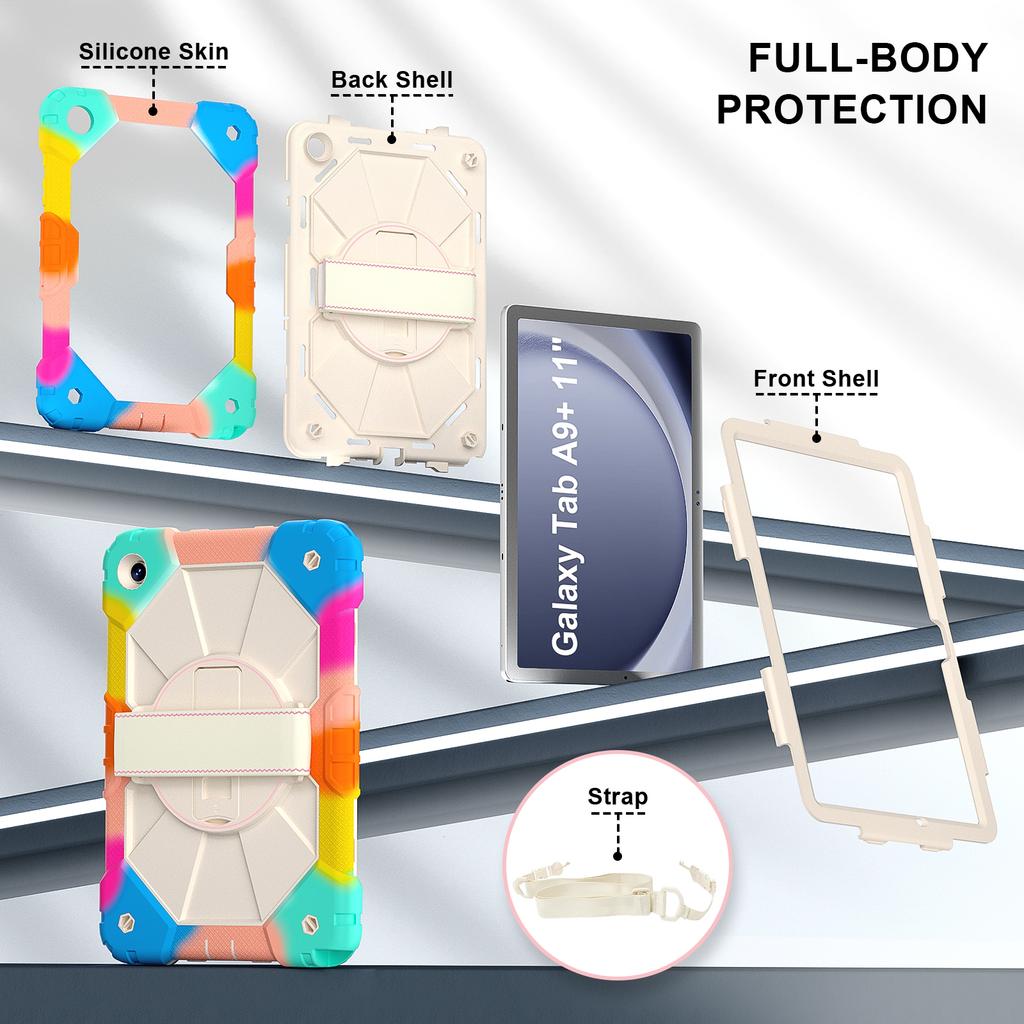 Kids Silicon Armor Case For Samsung Galaxy Tab A11 A9 8.7 A9 Plus A11 Plus S9 S10 FE S10 Lite 10.9 A7 Lite T220 Tablet Cover