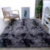Modern Grey Fluffy Anti Slip Rug For Living Room Sofa And Bedroom Decor Washable Large Floor Covering Mat