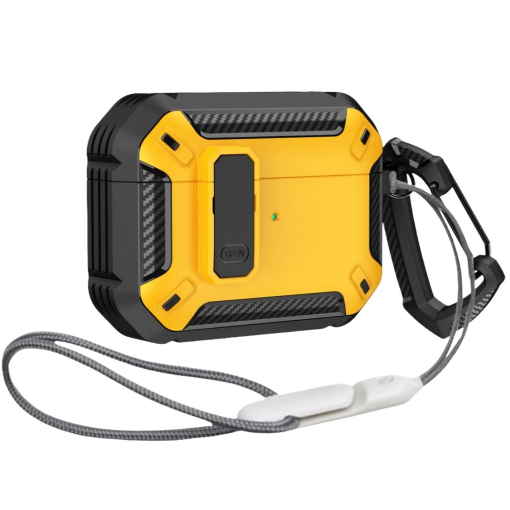 for AirPods Pro 3 Case Secure Lock Case Cover with Lanyard&Keychain Powerful Drop Protection For Airpods Pro 3rd Generation Case