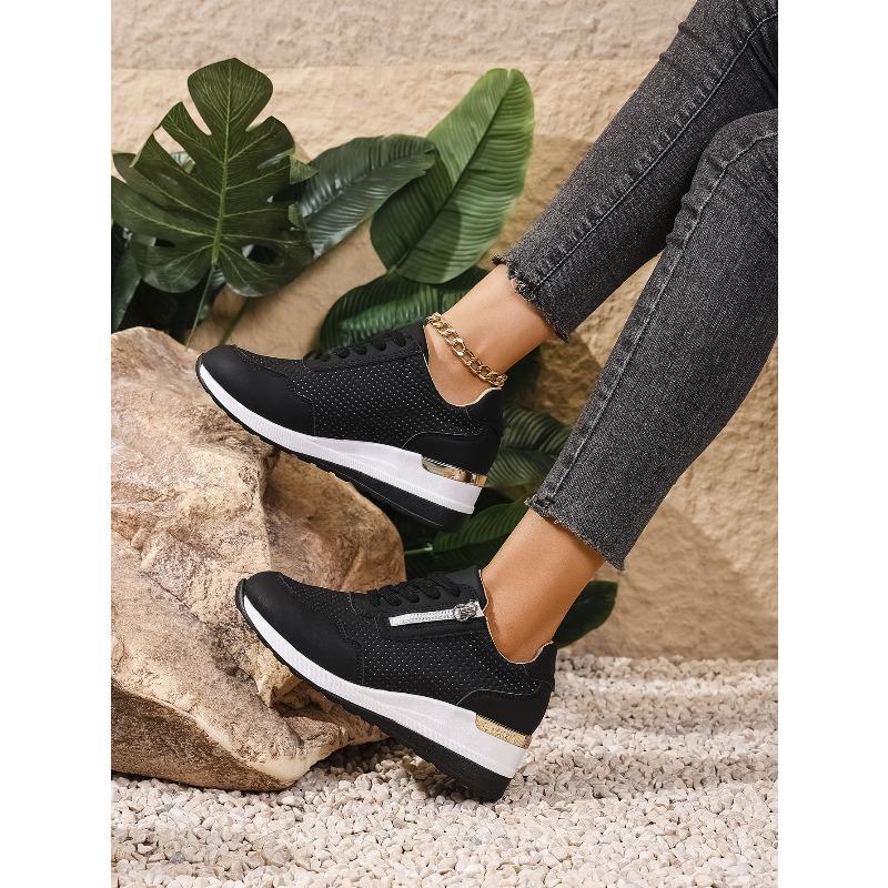 Women's New Fashionable Slouchy-Heel Thick-Sole Sneakers - Seasonal Mix-and-Match Style