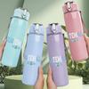 1PC Guatemala Minimalist Country Text Print 750ml Portable Sports Water Bottle Leakproof Gym Outdoor Travel Drink Cup