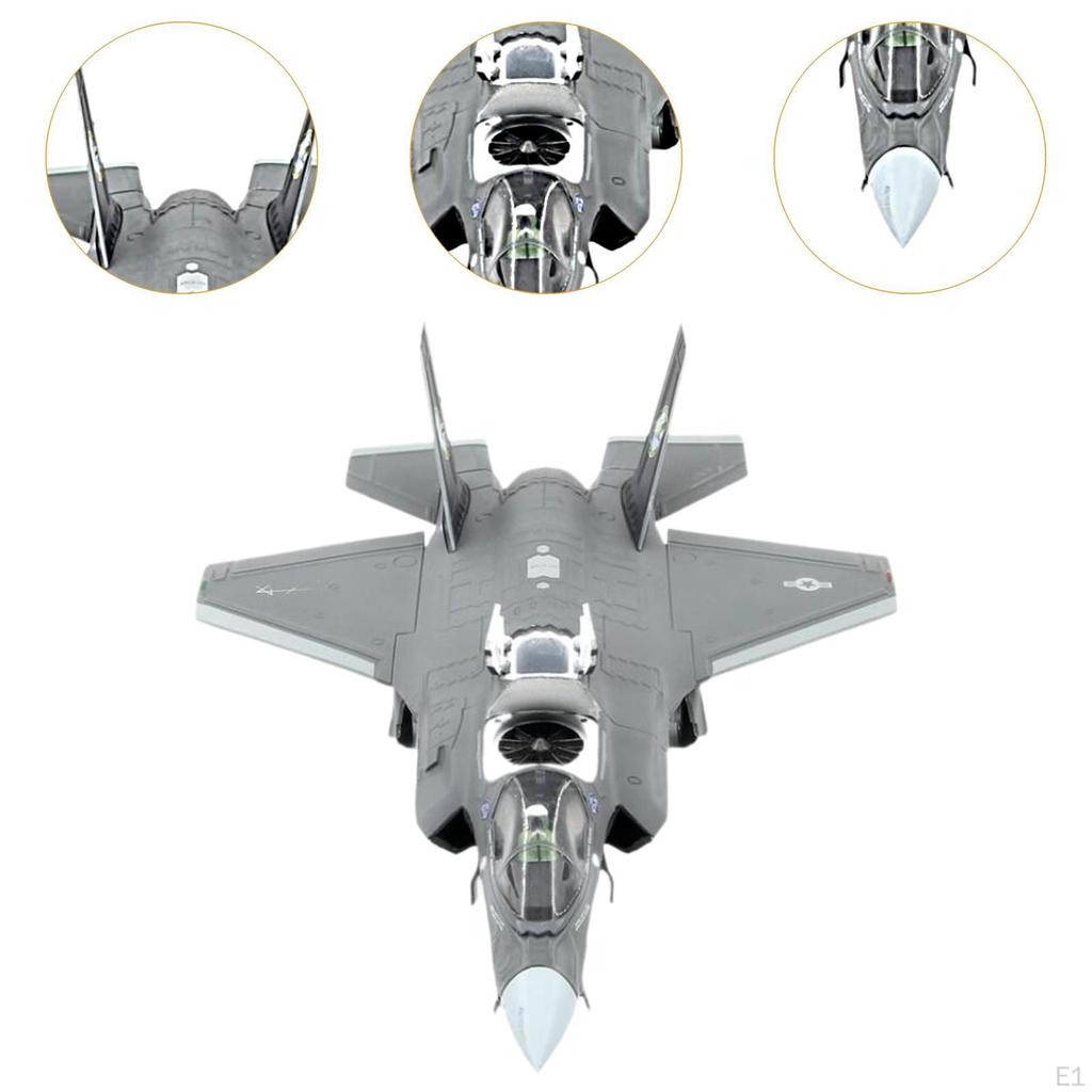 1/72 Scale F35 B Fighter Jet Model Diecast Plane Collection Desktop Decoration Alloy Airplane
