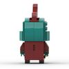 Baustein-kompatibel, Marvel-Yondu-Mechanische Flosse Kreativer Zusammenbau Quadratischer Kopf Stein Modell Geschenk