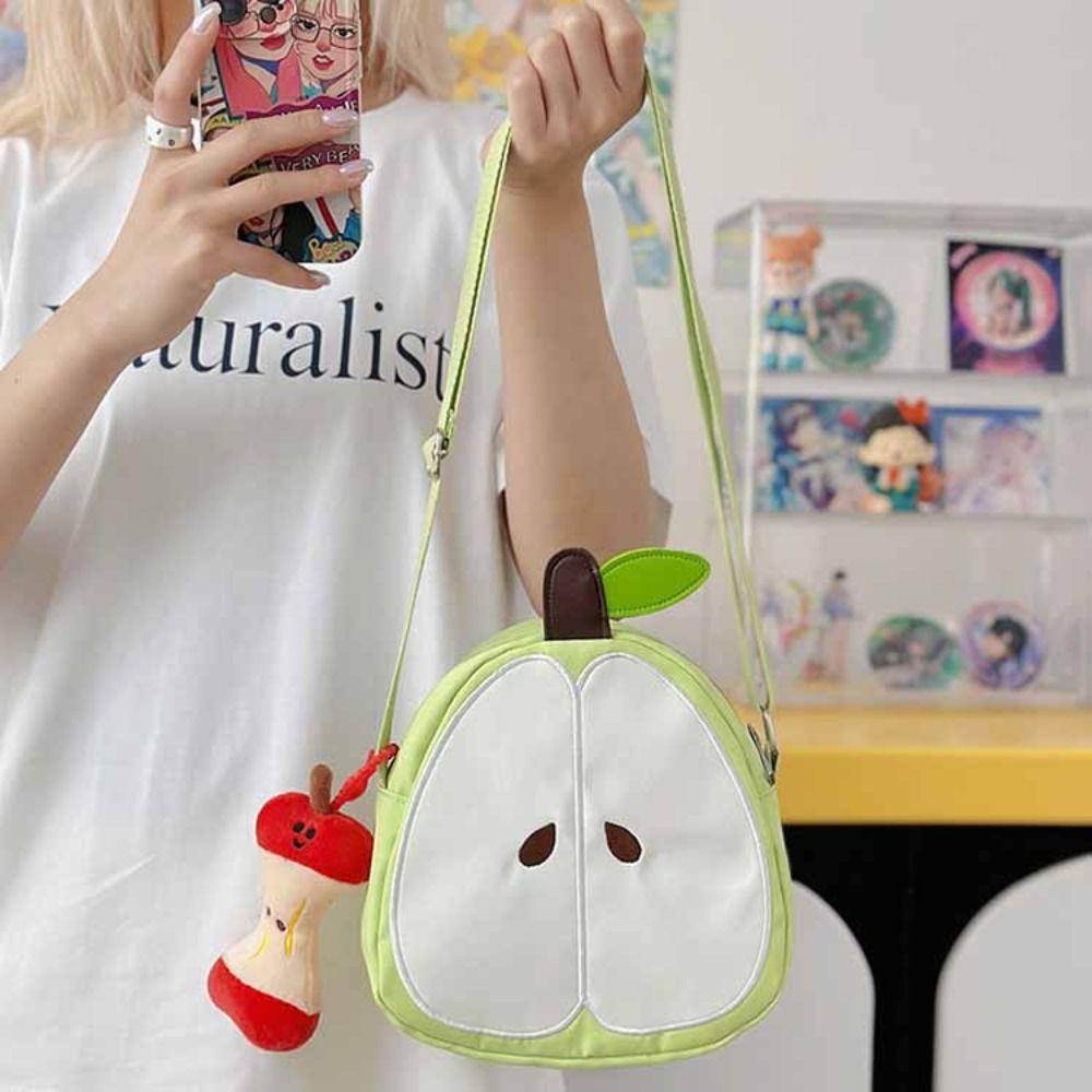 Harajuku Fruits Shape Crossbody Bag Message Bag Mobile Phone Pack Funny Shoulder Bag Male