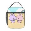 Asamimichan And Anemimis Insulated Lunch Bags Food Bag Reusable Cooler Thermal Lunch Boxes For Travel