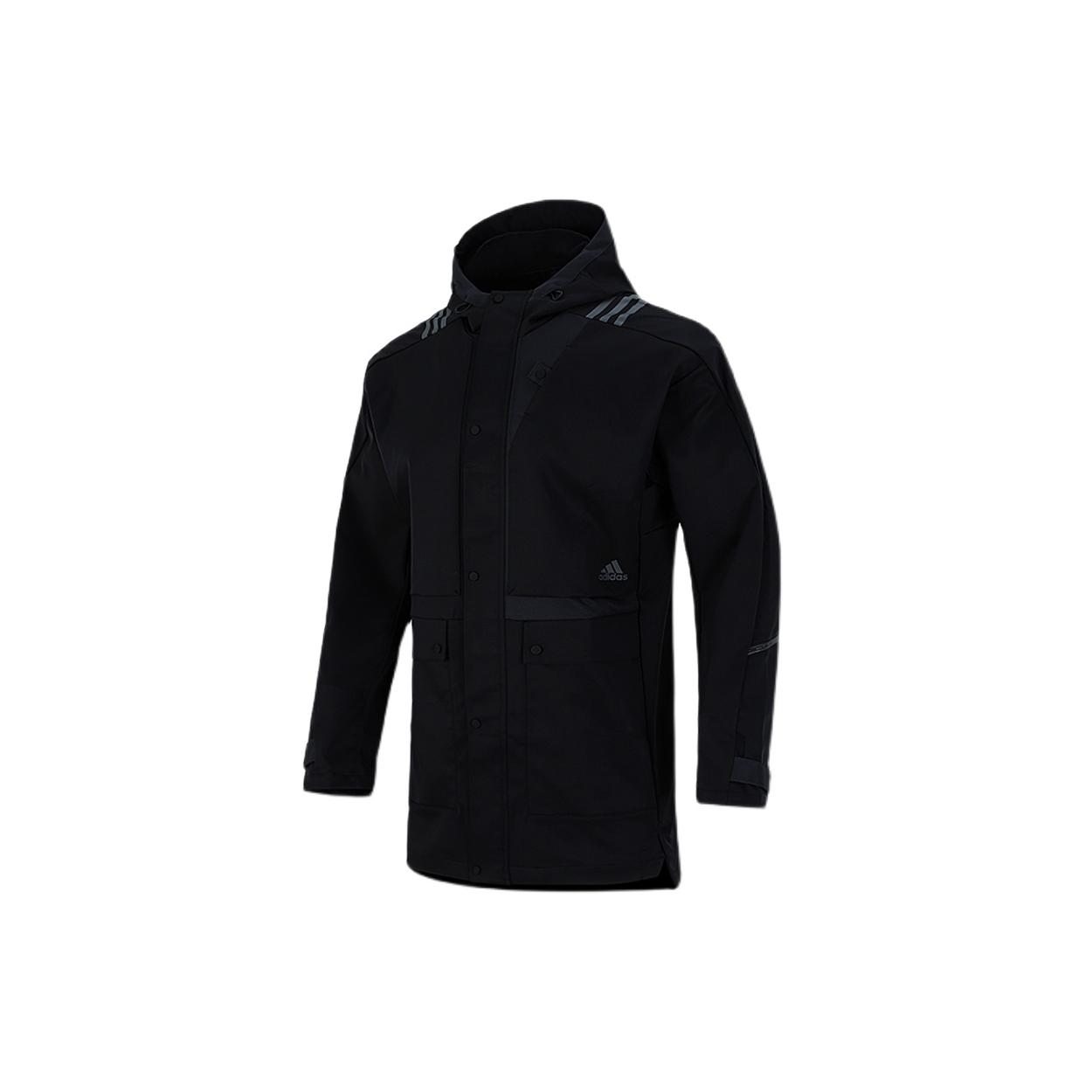 

New Adidas Jackets Men Black H40227 L