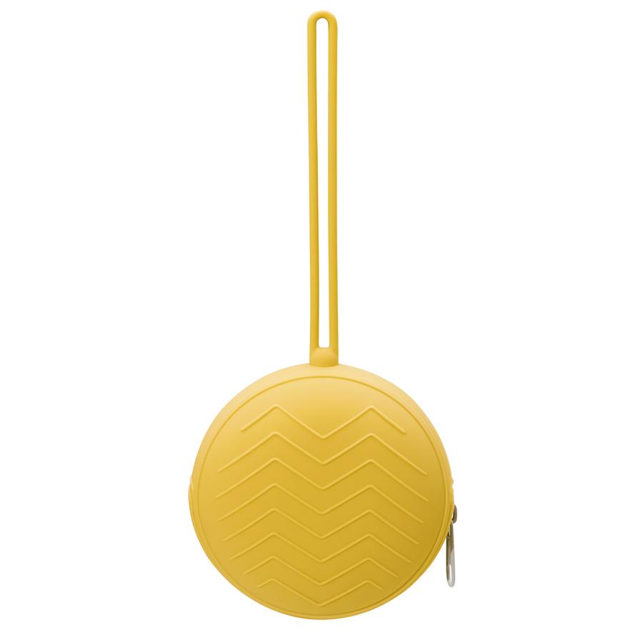 

Мягкий силиконовый держатель для пустышки для младенцев, контейнер для пустышки, чехол для пустышки, сумка для новорожденных, аксессуары для соски жёлтый