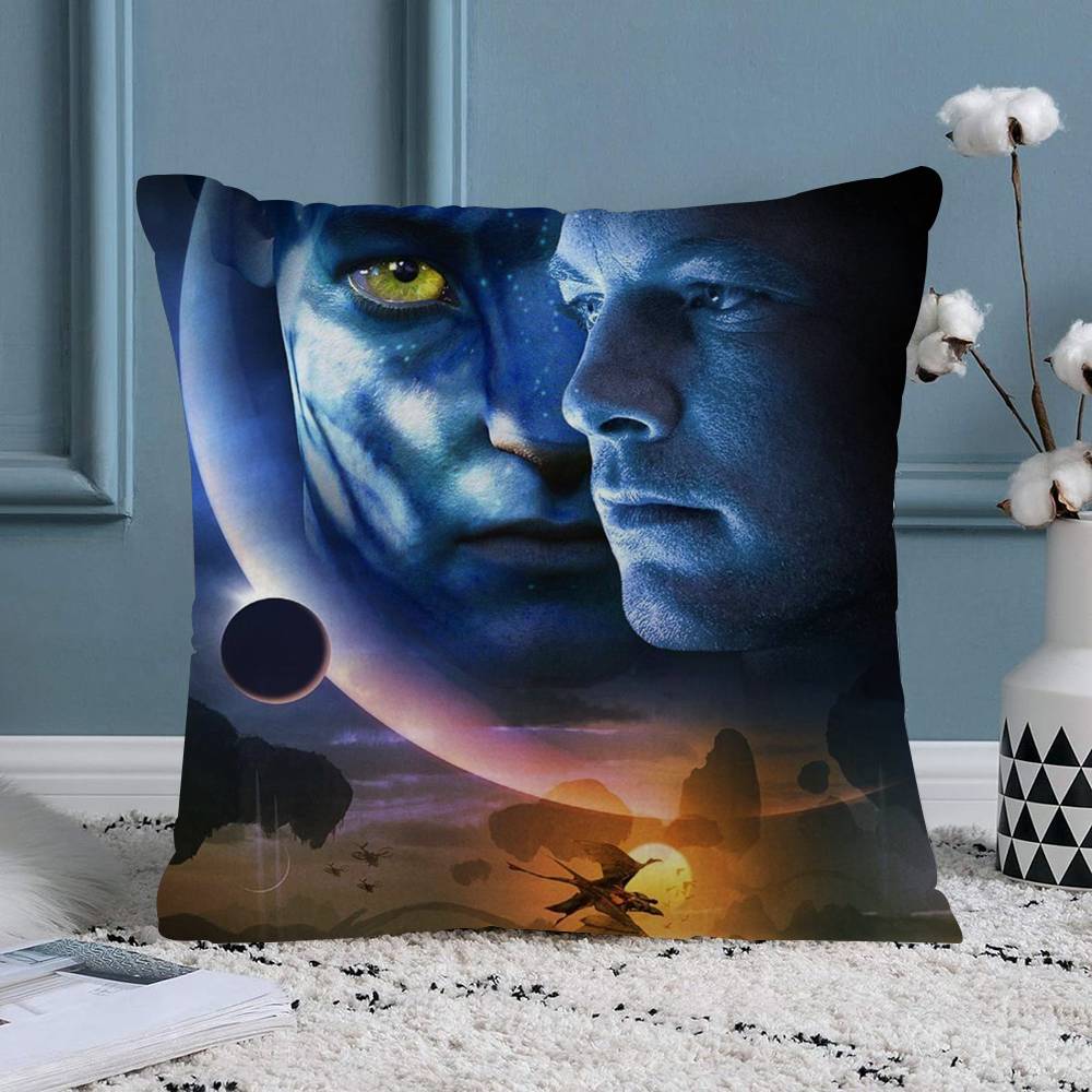 PC Scifi Movies AAvatar Vintage Pillow Cushion Cover Pillowcase Living Room Sofa Home Decor Customized