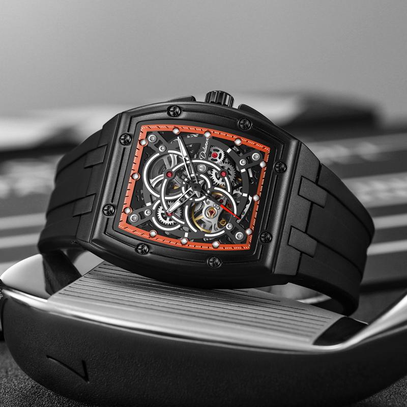 Top Brand Luxury Mens Watches Automatic Mechanical Watch 3ATM Waterproof Luminous Wristwatch Sports Male Relogio Masculino