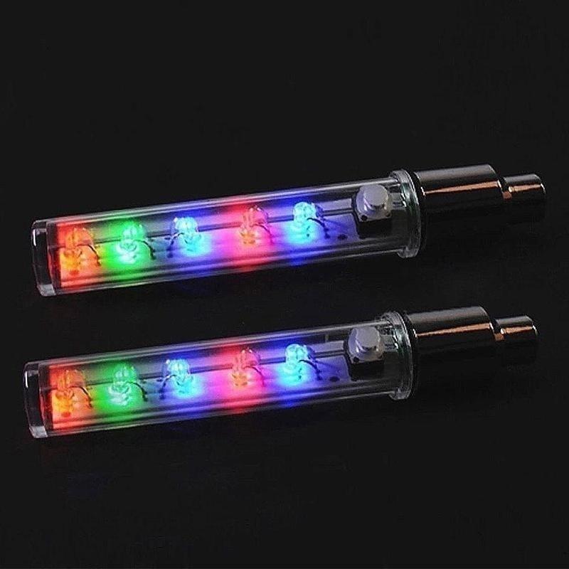 Mountain Bike Willow Leaf Lights Colorful Silicone Lights S-shaped Wind and Fire Wheel Outdoor Cycling Warning Light