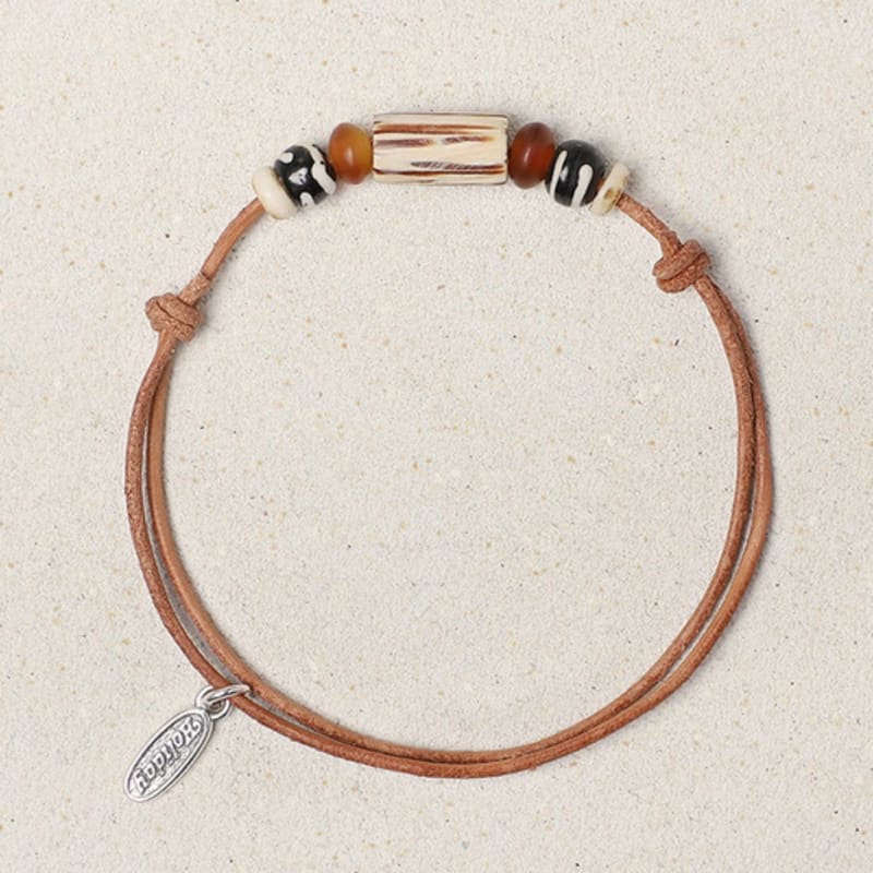 

HolidayVisitor Leather Wish Bracelet L~XL