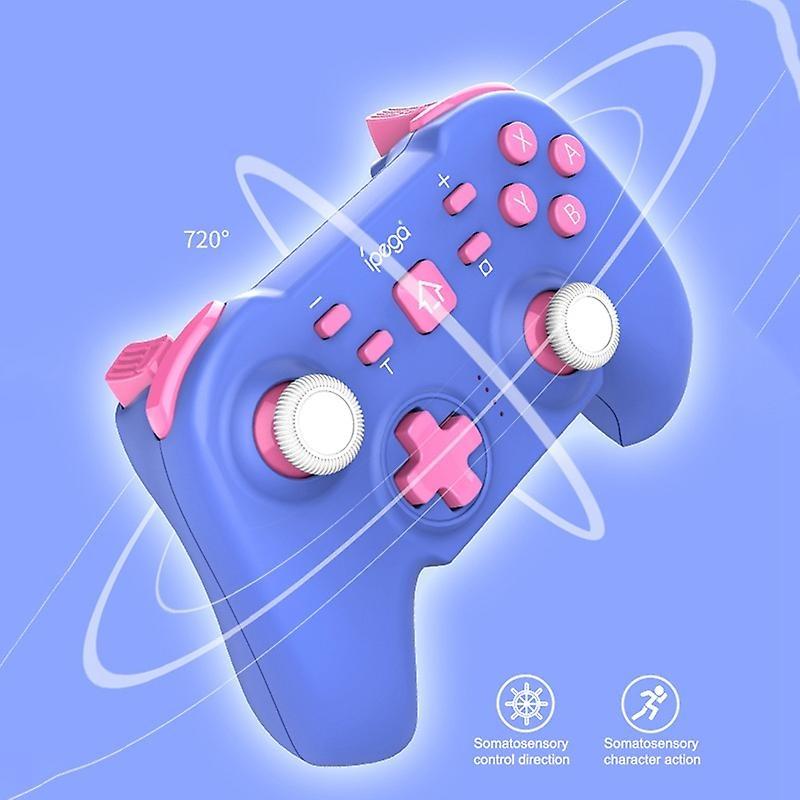 PG-SW062C Wireless Game Controller Bluetooth Gamepad Game Console Cordless Handle for Nintendo Switch, Android, IOS, PC