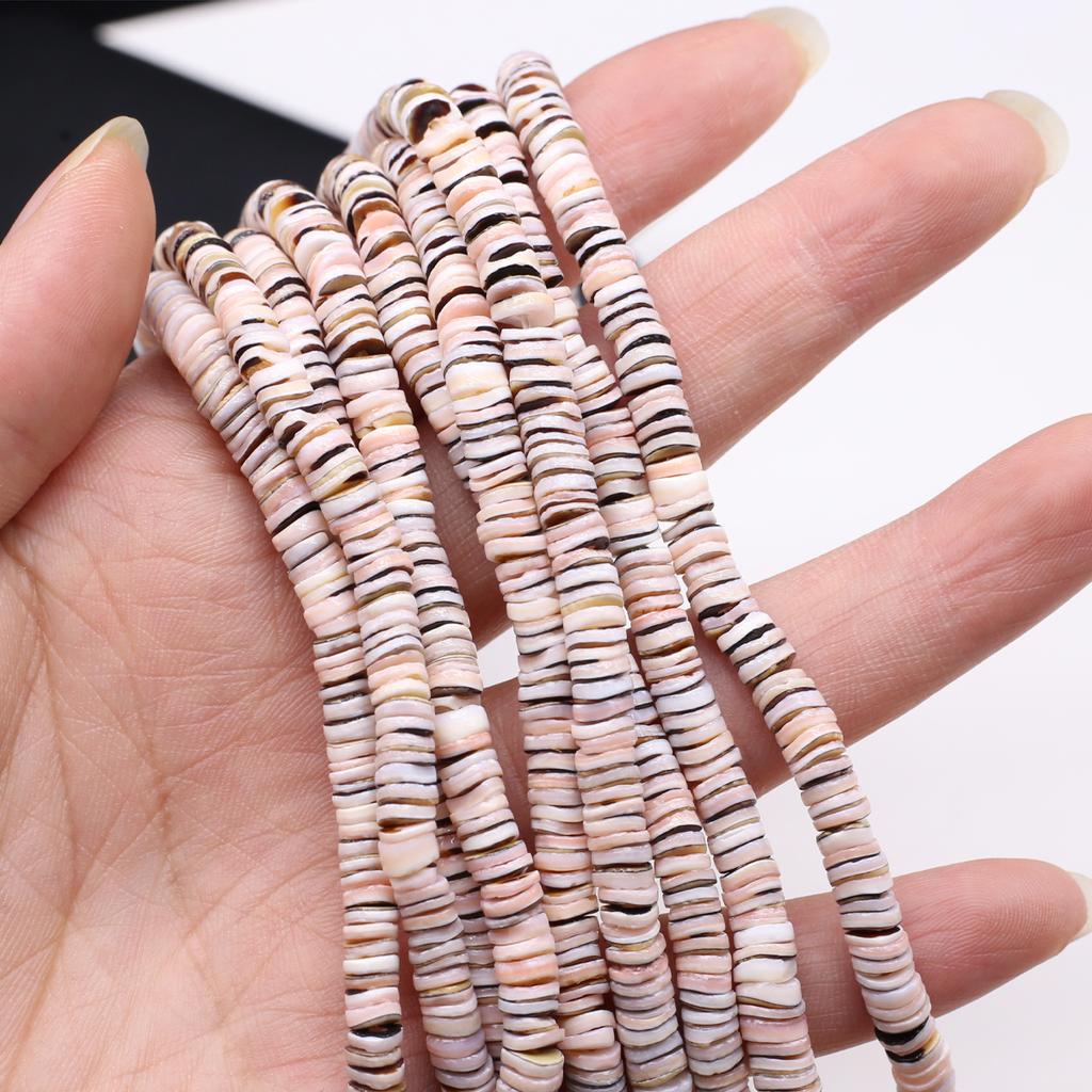 Shell Spacer Beads Natural Freshwater Shell Isolation Beads 6mm For Jewelry Making DIY Necklace Bracelet Earrings Accessory