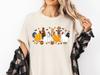 Comfort Colors Retro Ghost Chicken Halloween Tee, Fall Hen Shirt