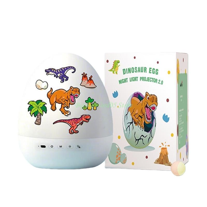24TE 21 Slides Music Box Rechargeable Kid night Light 360 Rotating Lamp