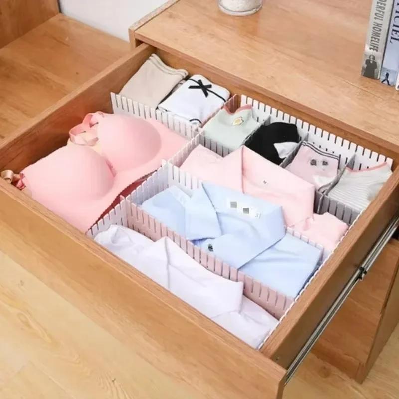 Haushalt Kunststoff Schubladen Trennbrett Freie Kombination Klassifizierung Trennbrett Unterwäsche Socken Sortierunterteilung