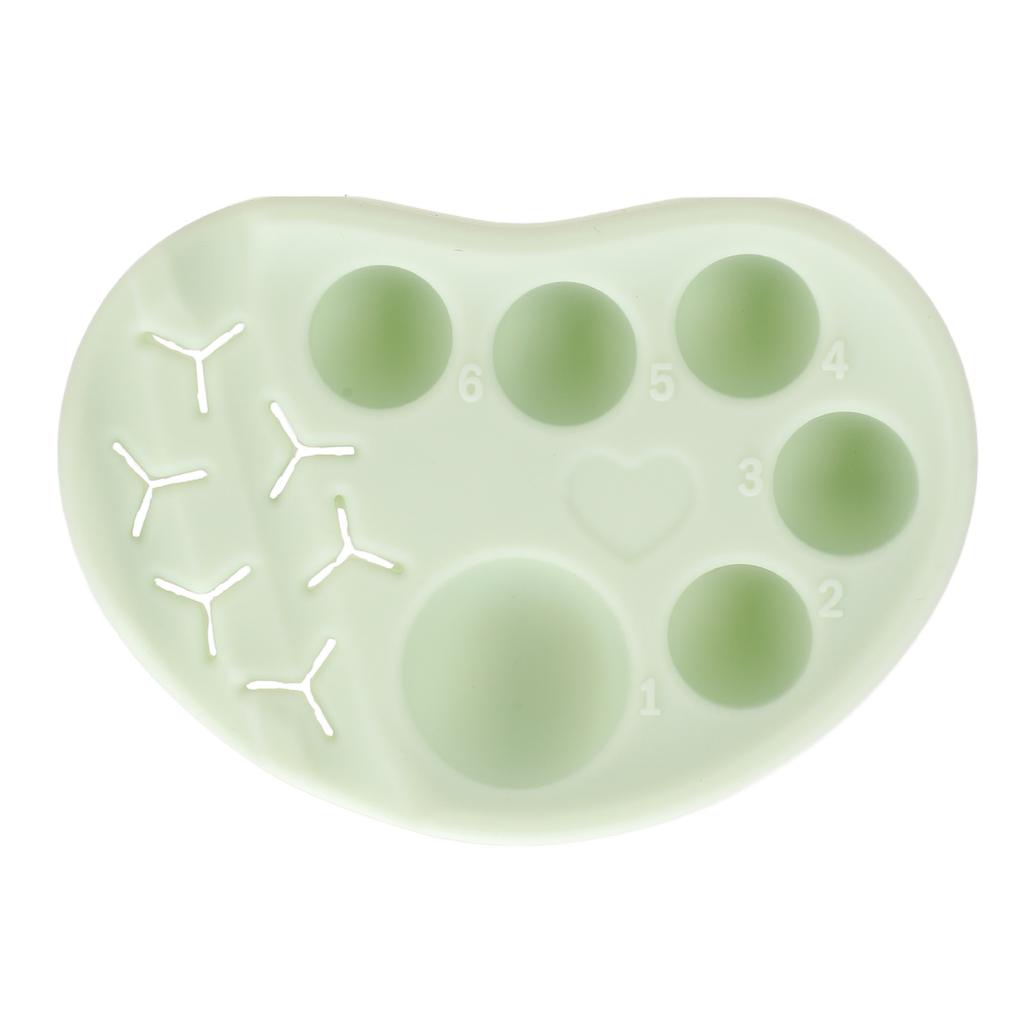 Lash Lift Brow Lamination Lotion Perming Lotion Container Multifunction Silicone Tray for Eyelash Perm Nail Polish Microblading Pigment