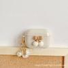 Three-dimensional bow antique white cherry earphone cover AirPods Pro1 for Apple's new 1st generation protective case