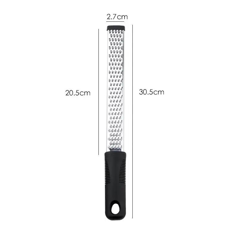 30cm Stainless Steel Peel Lemon Cheese Vegetable Manual Grater Peeler Sharp Blade Choppable Cheese Kitchen Tools