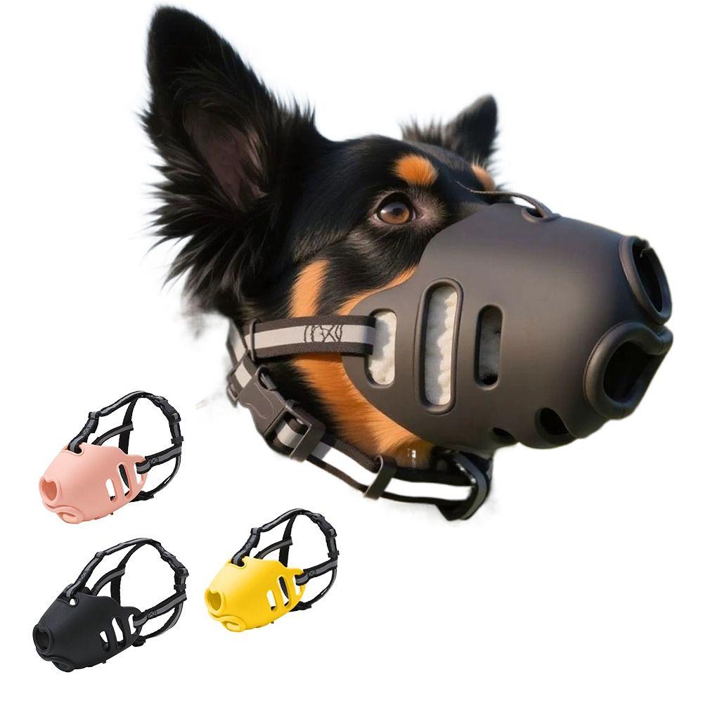 Masques buccaux réglables pour chiens Respirant Réutilisable Masque respirateur pour chiens Masque facial pour chiens respectueux de l'environnement Pour chiens de petite à grande taille