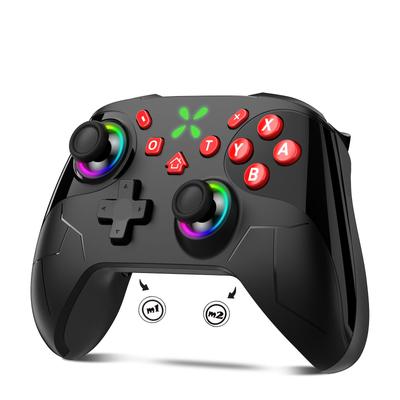 Onefun Switch 2 Controller [2026 Gold Award Winner, Compatible with Switch 1/2], 9-Color RGB Light, 1000mAh High-Capacity Battery, Bluetooth Wireless