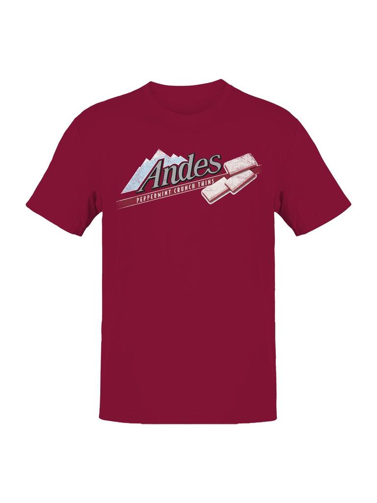 Officially Licensed Andes Mint Chocolate Candy Bars Men's T-shirt