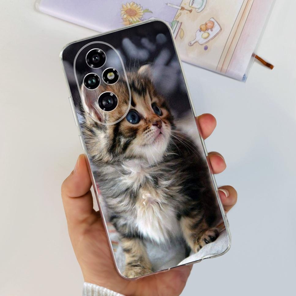 For Huawei Honor 200 6.7"Case Cute Cartoon Panda Astronaut Soft Silicone TPU Cover For Honor 200Pro Honor 200 Lite 5G Phone Case