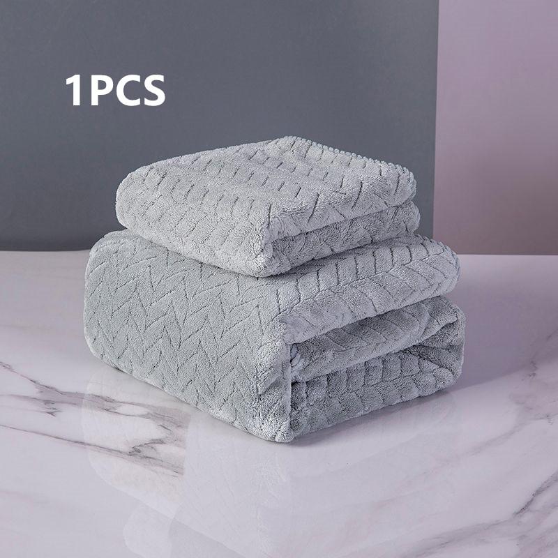 Thickened Towel, Coral Velvet Quick Drying Hair Towel, Male and Female Students, Absorb Water, Wash Face, Soft Bath Towel