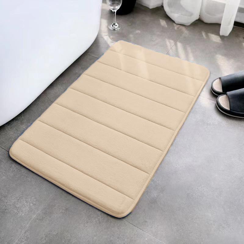 

Super Absorbent Bath Mat For Bathroom Carpets Rugs Soft Memory Foam Floor Bedroom Toilet Floor Shower Non-slip Rug Home Decor 50x80CM шампанського