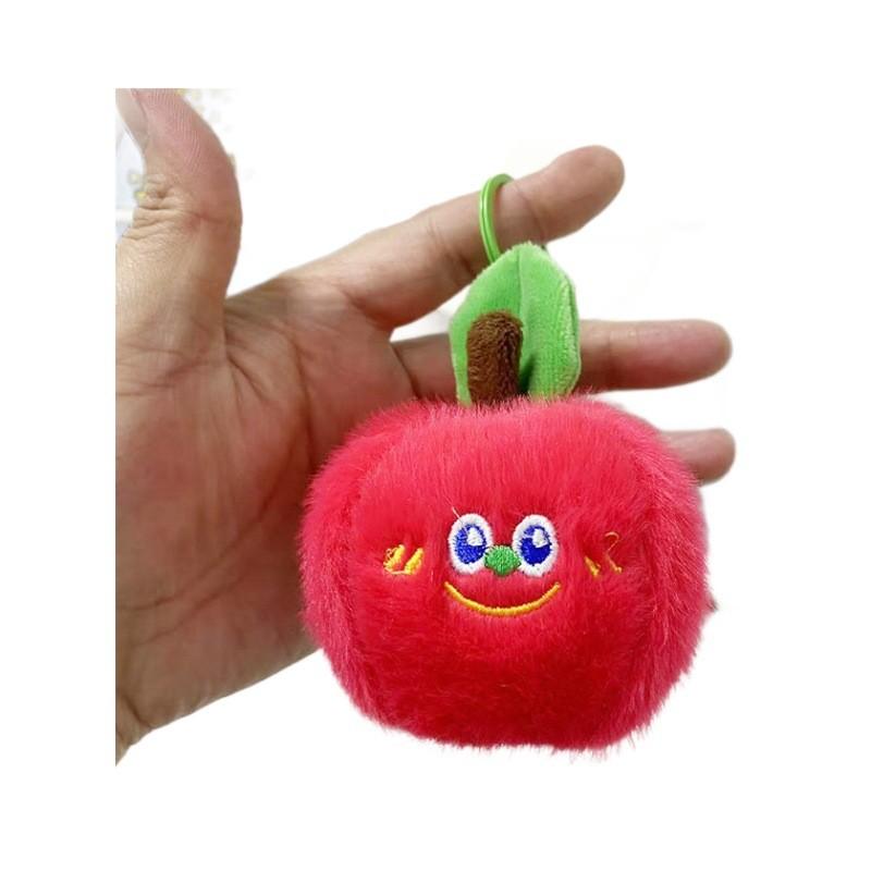 Plush Soft Short Fruit Toys Featuring Watermelon Apple Mango And Pineapple Perfect For Collecting