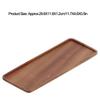 Tea Set Tray Walnut Hand Polished Clear Texture High Hardness Service Tray for Hotel Home