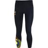 Under Armour Keep Weird Color Block Printed Running Fitness Leggings Women Leggings Black 1367342-001