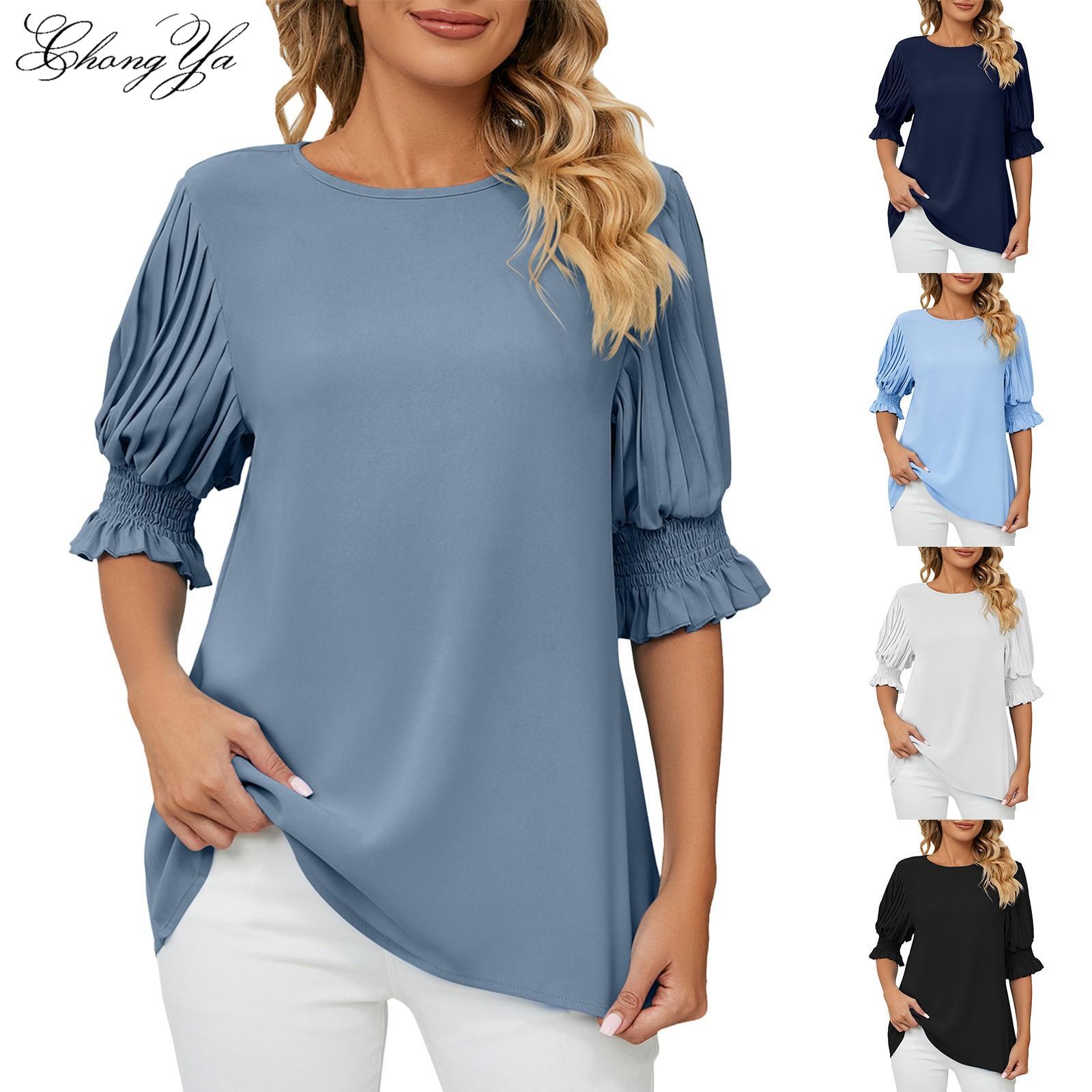 Женские шифоновые топы — фото 7