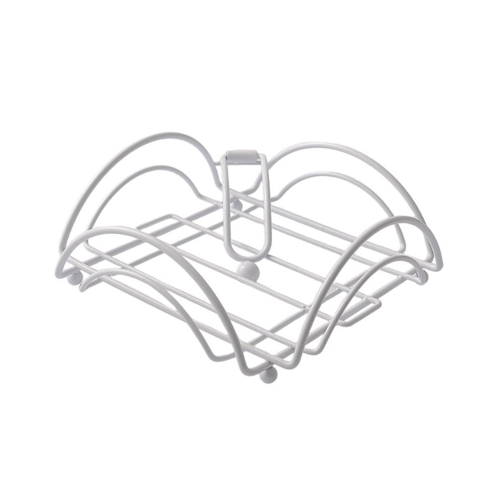 Square Shape Metal Napkin Holder Flat Design Iron Art  Tissue Rack  Cafe Setting