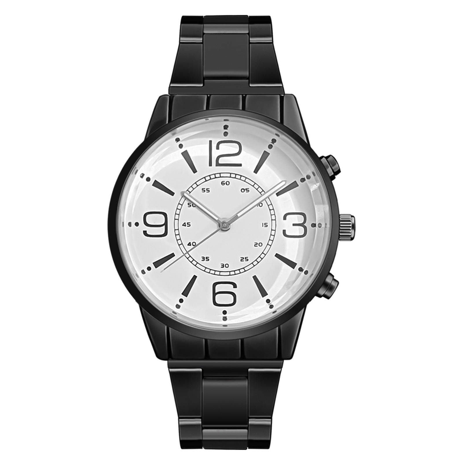 Men s Watch Fashion Casual Watch Quartz Watch Steel Band Watch Wrist Watch Minimalist Quartz Watch One Size белый
